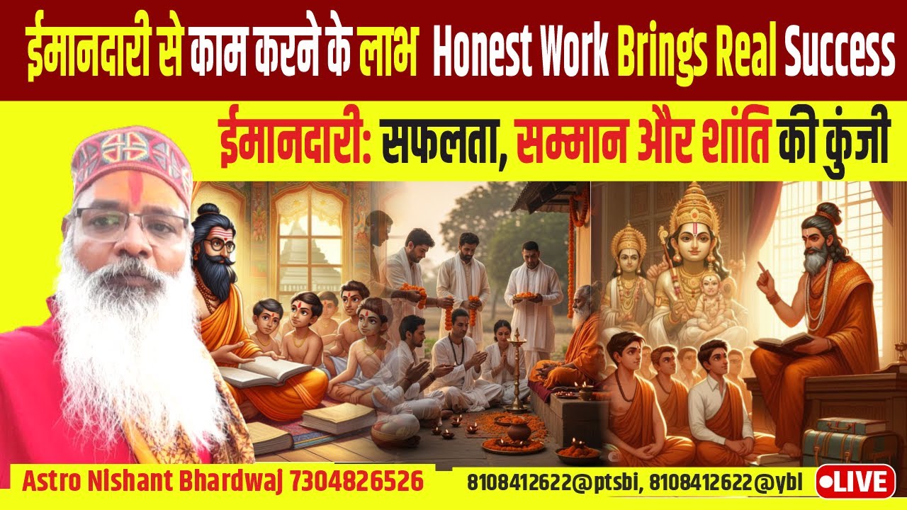 ईमानदारी से काम करने के लाभ | Honest Work Brings Real Success