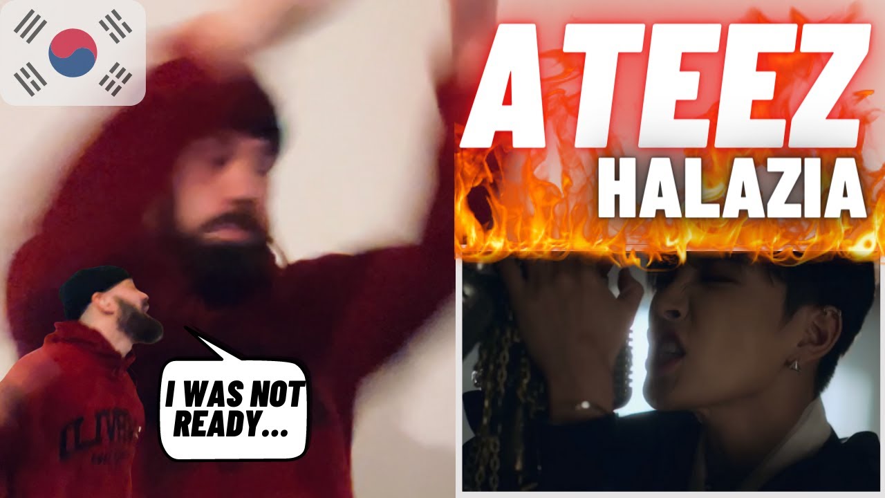 TeddyGrey Reacts To 🇰🇷 ATEEZ(에이티즈) - 'HALAZIA' Official MV | UK 🇬🇧 REACTION