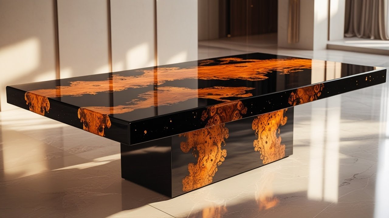 The Most Beautiful Epoxy Resin Project We&rsquo;ve Ever Made &ndash; Monkeypod Table Build