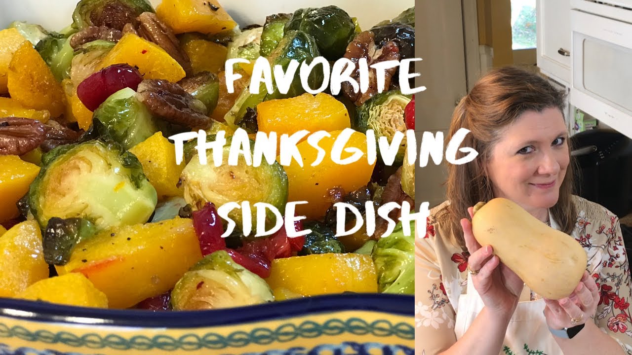 Roasted Butternut Squash and Brussels Sprouts! Episode 3 of my Thanksgiving Videos.
