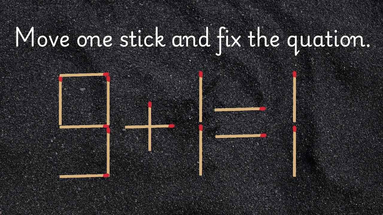 Move only 1 stick to make the equations true |#matchstickpuzzles | Improve your IQ | Brain Exercise.