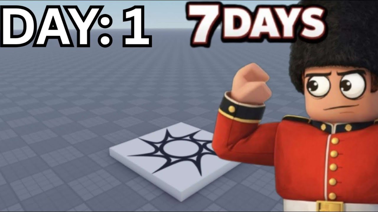 Day 1 of creating a Roblox British Army in just 7 Days - 