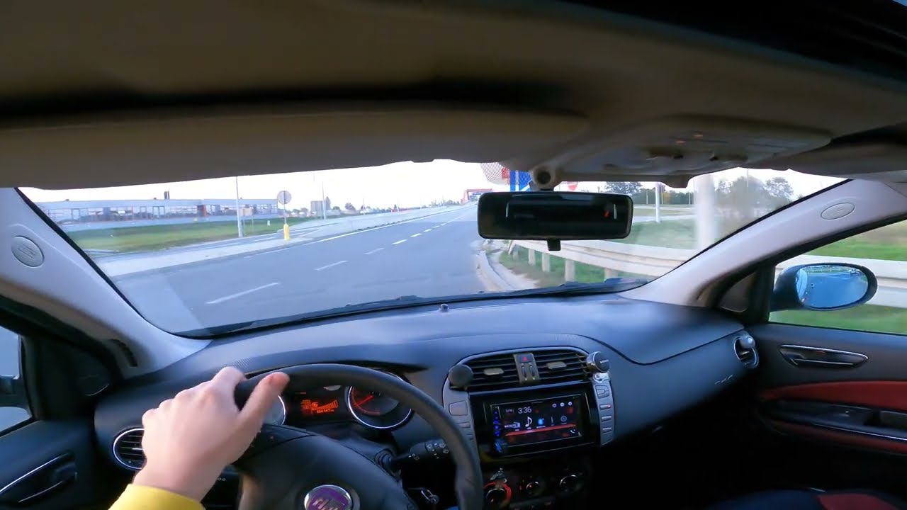 Fiat Bravo 2 Sport [ 1.4 T-Jet 150 HP ] POV Test Drive / V-Max  4K