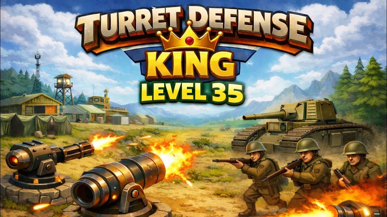 Turret Defense King level 35 walkthrough 