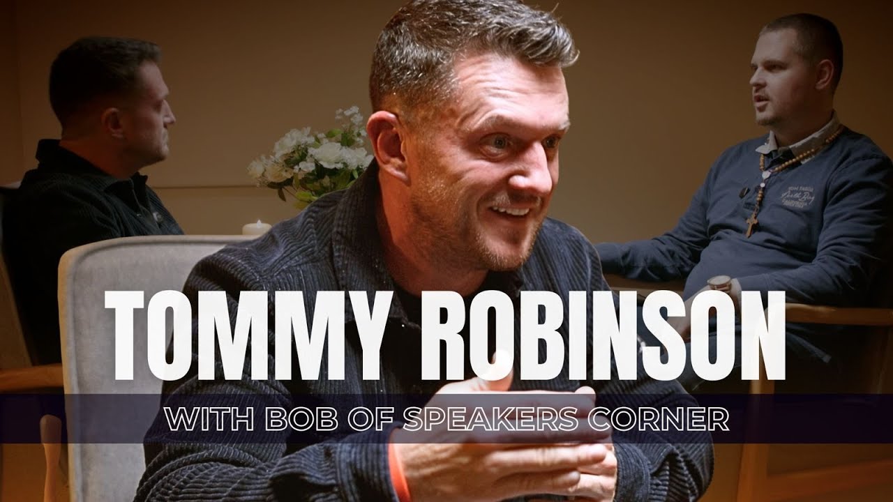 Tommy Robinson's politics in his own words & stories: an interview with Bob of Speakers Corner!