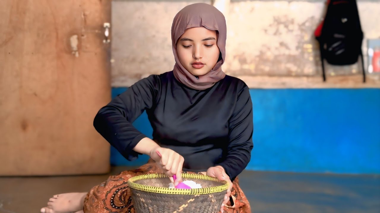 DISAAT PERUT LAPAR!!GADIS TANPA AYAH INI KITA BELIKAN BERAS DAN DI MASAKIN