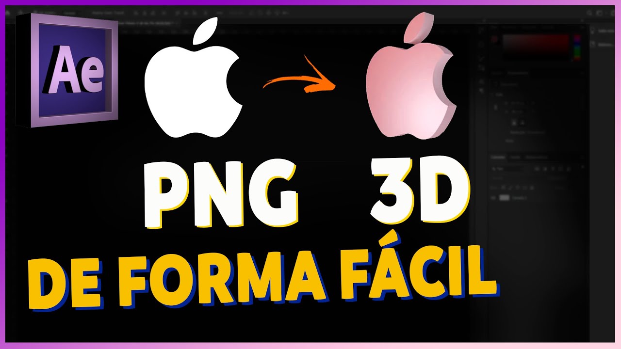 Como transformar uma imagem em 3D no #aftereffects