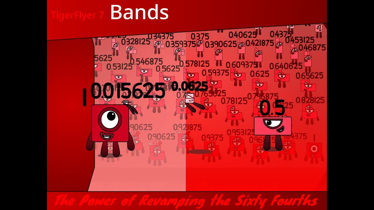 Numberblocks band Sixty-Fourths The Revamping