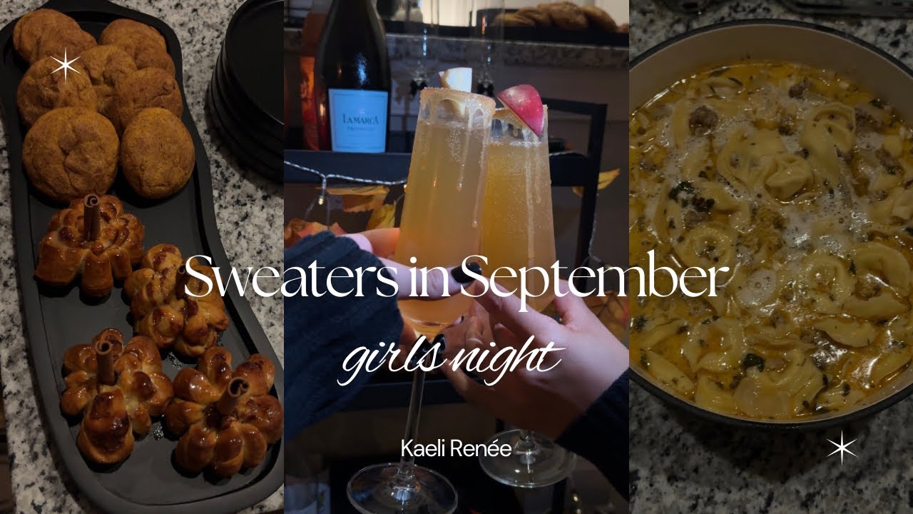 Spend a Cozy Evening with Me | Sweaters in September Girls Night