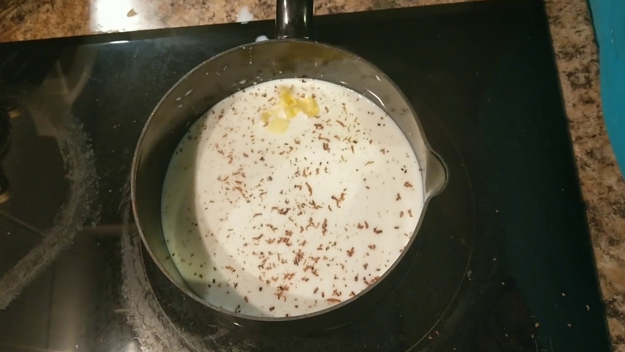 Pudding selbst gemacht mit einer Bohne