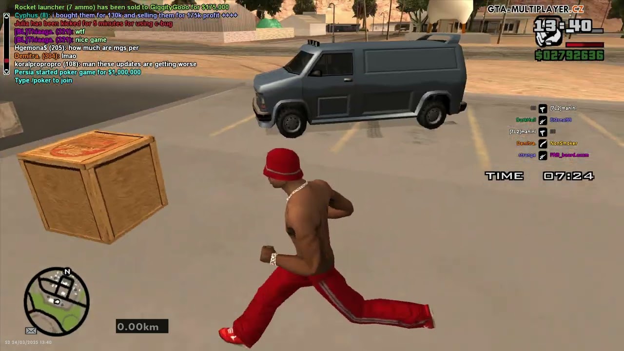 SAMP WTLS 2 car workshop glitch, admins too lazy to fix it