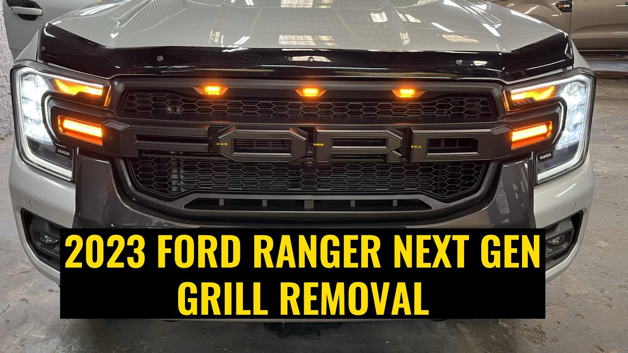 How to remove and install 2023 Ford Ranger Next Gen Wildtak grill