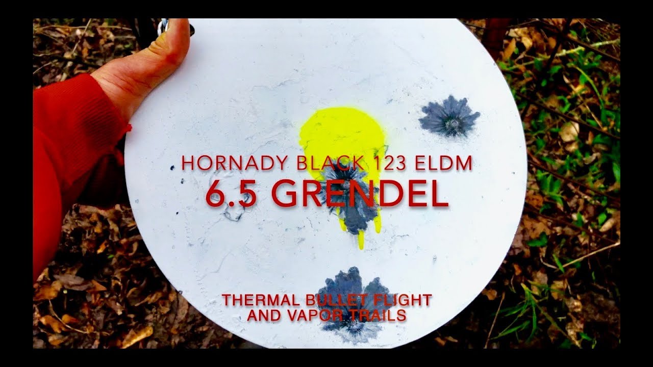 6.5 Grendel Thermal Bullet Flight and Vapor Trails