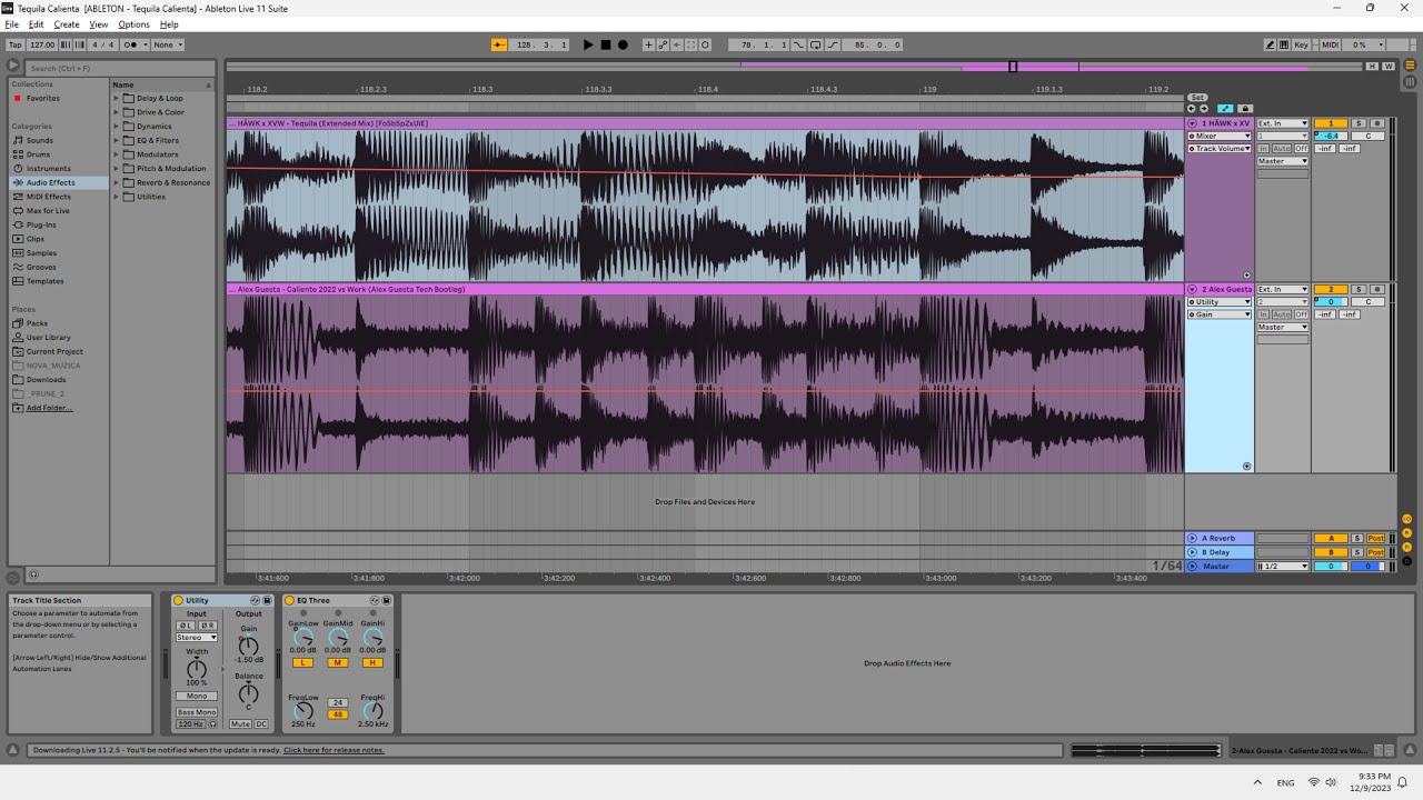 Ableton Tutorial For Beginners | How To Mix In Ableton | Two Tracks DJ Transition