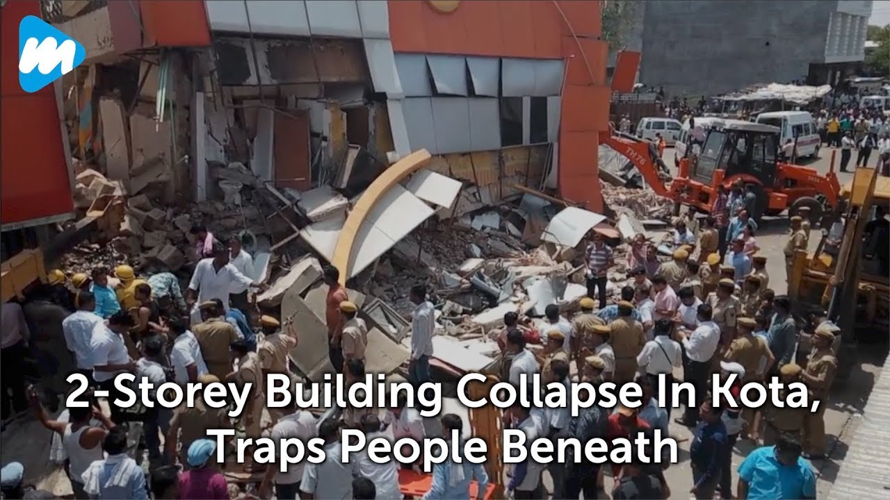 2-Storey Building Collapse In Kota Traps People Beneath | Viral Mojo