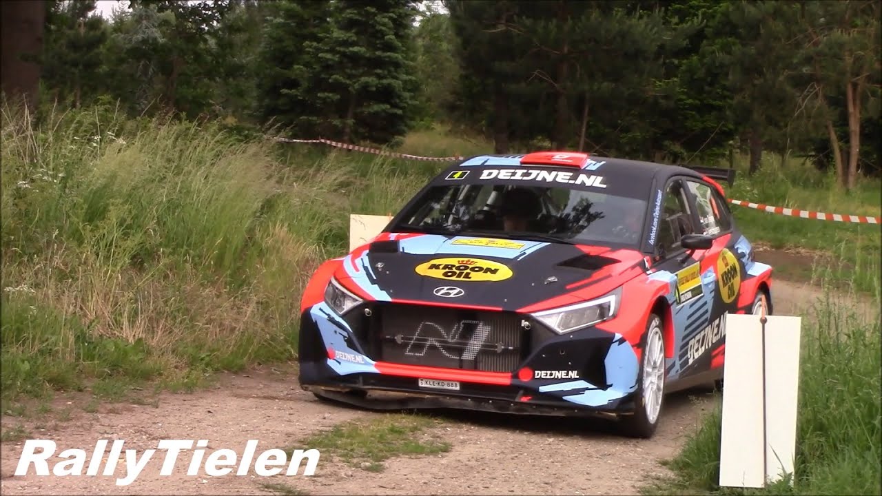 ELE Rally 2022 - Service out/rally cars slow driving and Start - Full HD