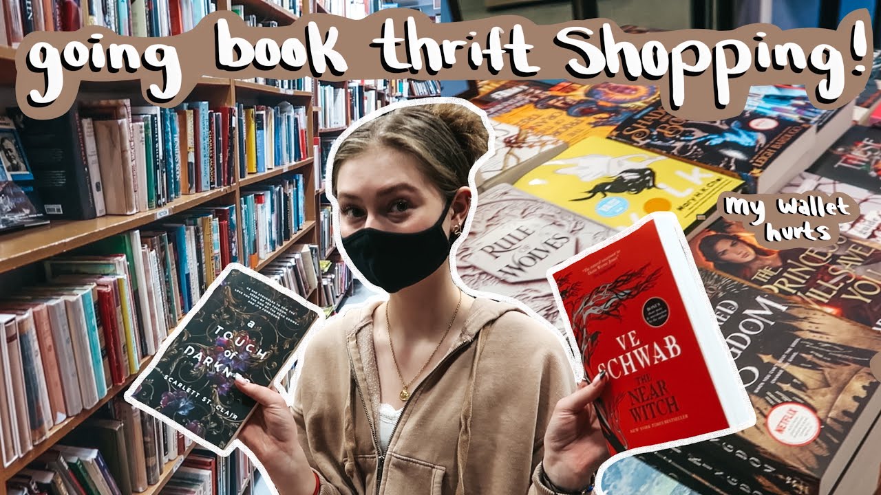 going book thrift shopping + haul!