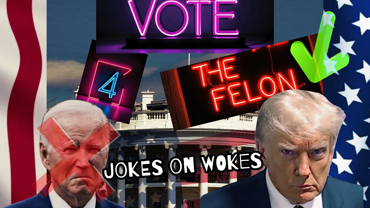 Jokes On Wokes - Vote 4 The Felon (Official Lyric Video)