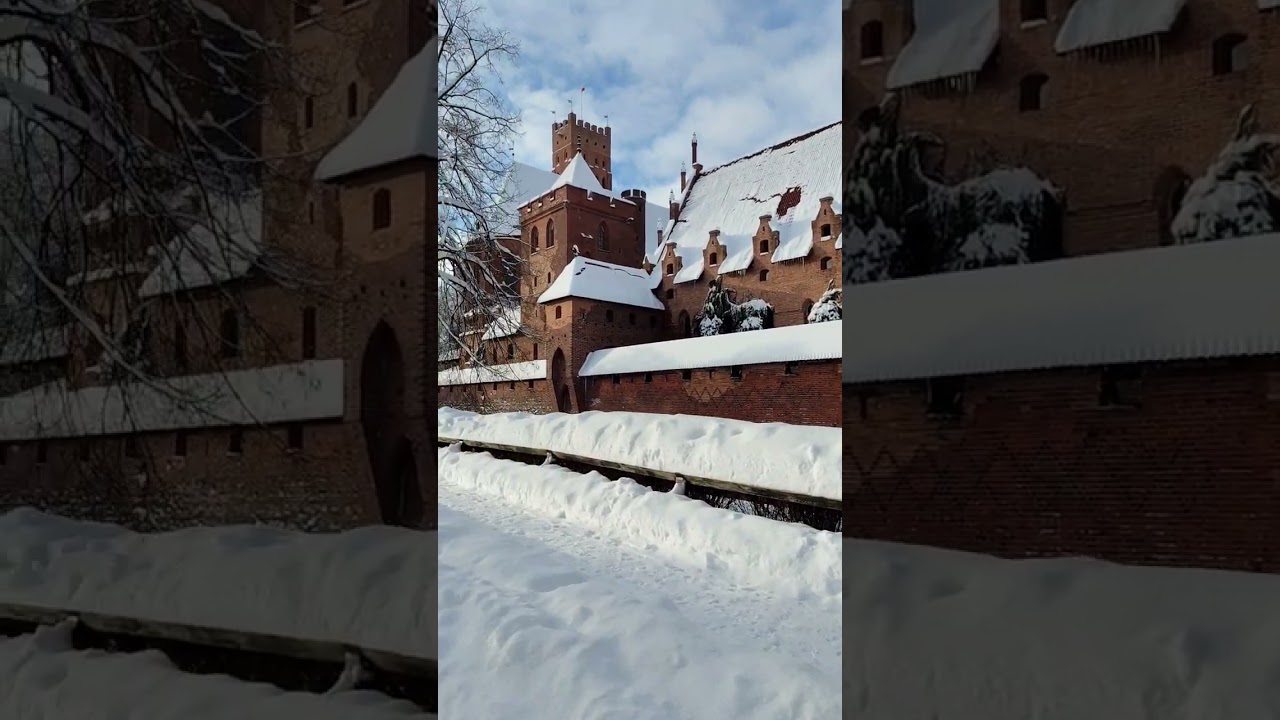 Zima zima zima 😀❄️❄️❄️#Malbork #ZamekMalbork #TvMalbor