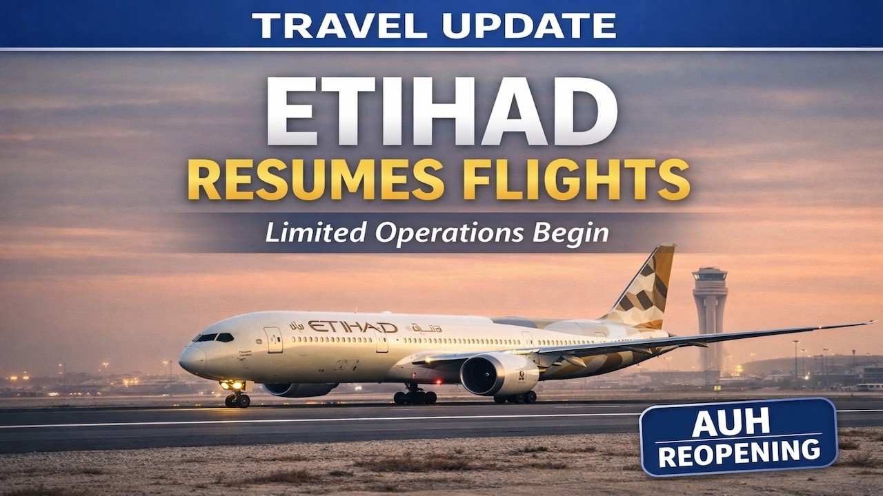 TRAVEL UPDATE | Etihad Flights Restart from AUH | What Travellers Need to Know