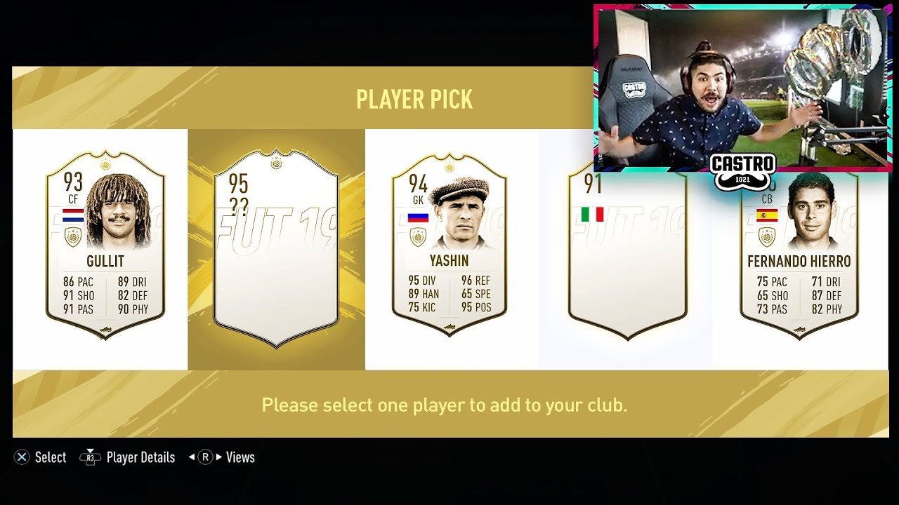 PRIME ICON PLAYER PICK PACKS!! FIFA 19