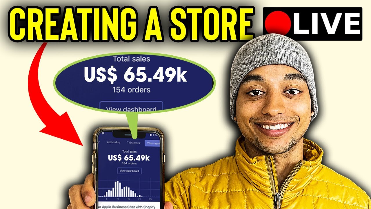 Creating A $60,000/month Dropshipping Store LIVE