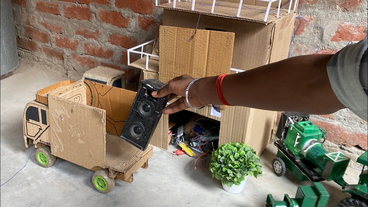 DIY Mini Dj Truck At-Home Dj Light Cardboard Big Setup The Mini Dj Sharpy Light Science Project Dj