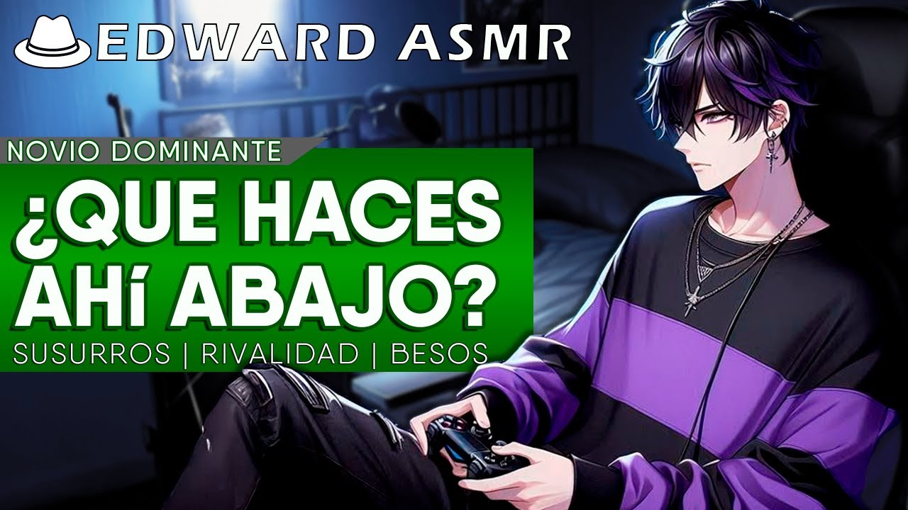 ASMR 💚 Tu NOVIO GAMER llega cansado a casa y decides meterte debajo de su escritorio para DISTRAERLO