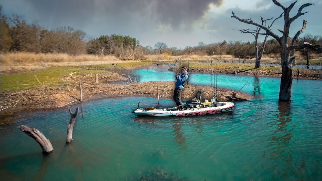 BACKWOODS KAYAK BASSIN Clear Water Ponds and Lakes! (Spring Fishing)