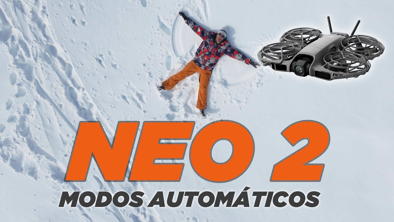 MODOS SELFIE del DJI NEO 2: Prueba real en la nieve