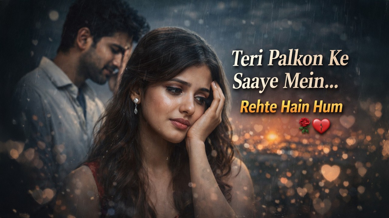 तेरी पलकों के साये में... रहते हैं हम 🥀💔 | Heart Touching Sad Song 2026 | Broken Love Story
