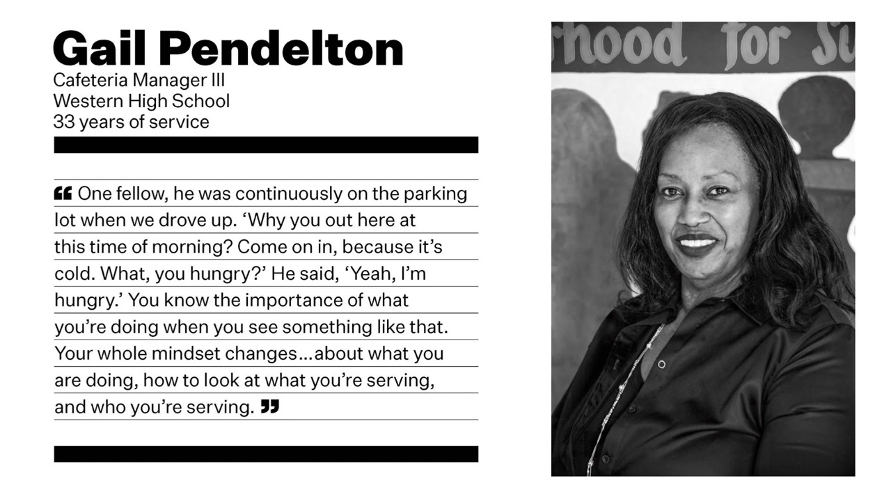 Food For Thought: Gail Pendelton