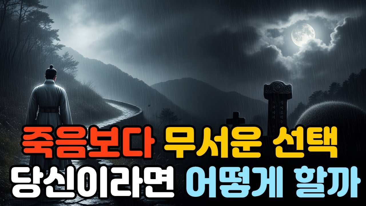 살기 위해 무덤을 택한 사내의 밤｜조선 야담 실화풍 괴담
