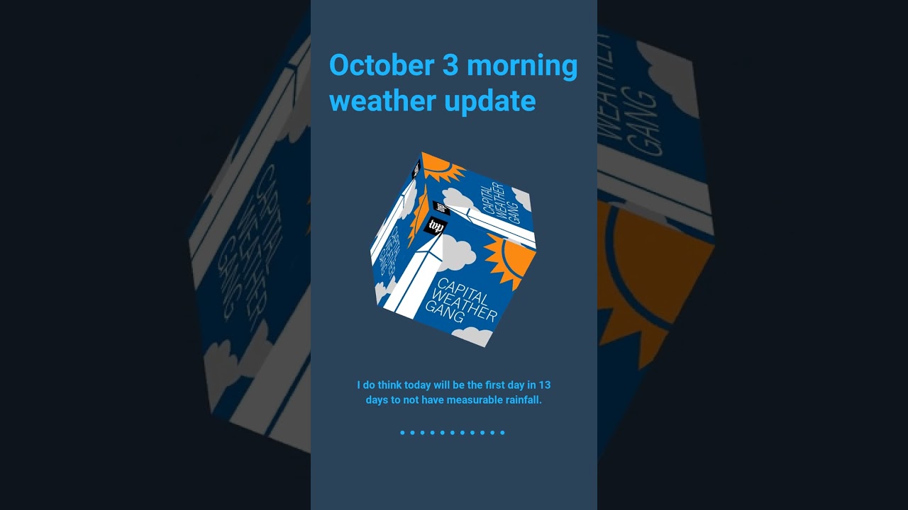 October 03 - October 3 morning weather update - 60s - Cubetica 9:16 - Clip 1