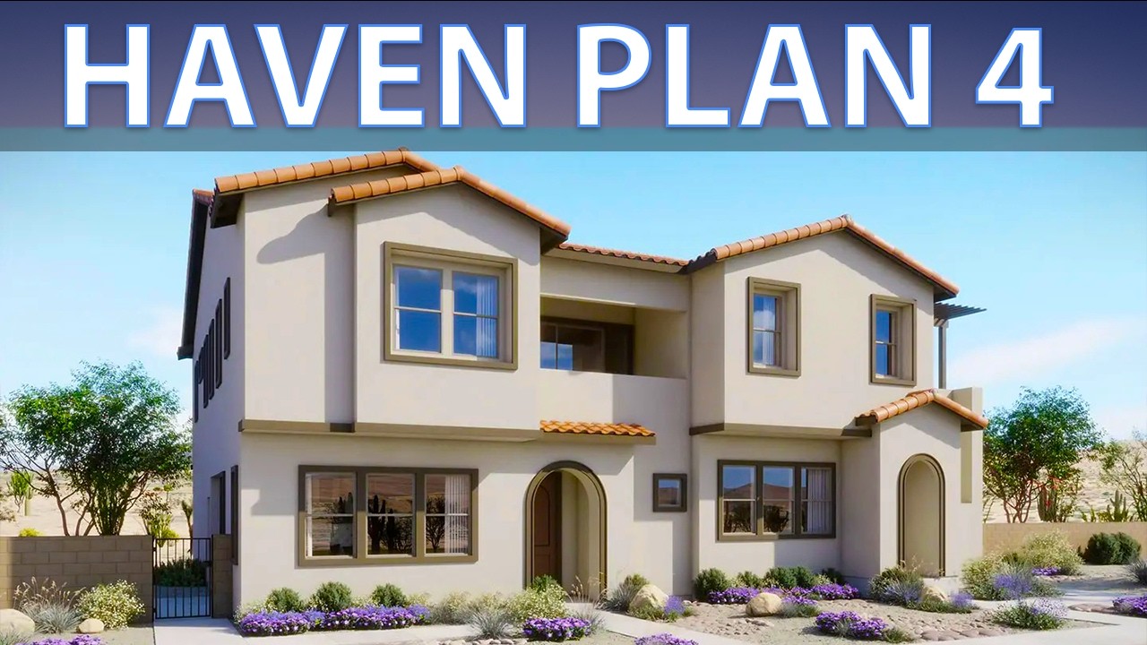 Haven Plan 4 by Woodside Homes at Dove Rock in Summerlin l New Homes for Sale in West Summerlin