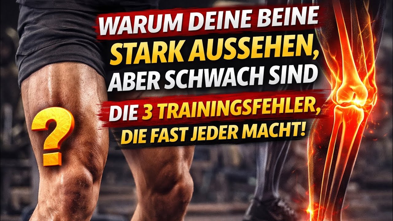 Warum deine Beine stark aussehen, aber schwach sind – Die 3 Trainingsfehler, die fast jeder macht!