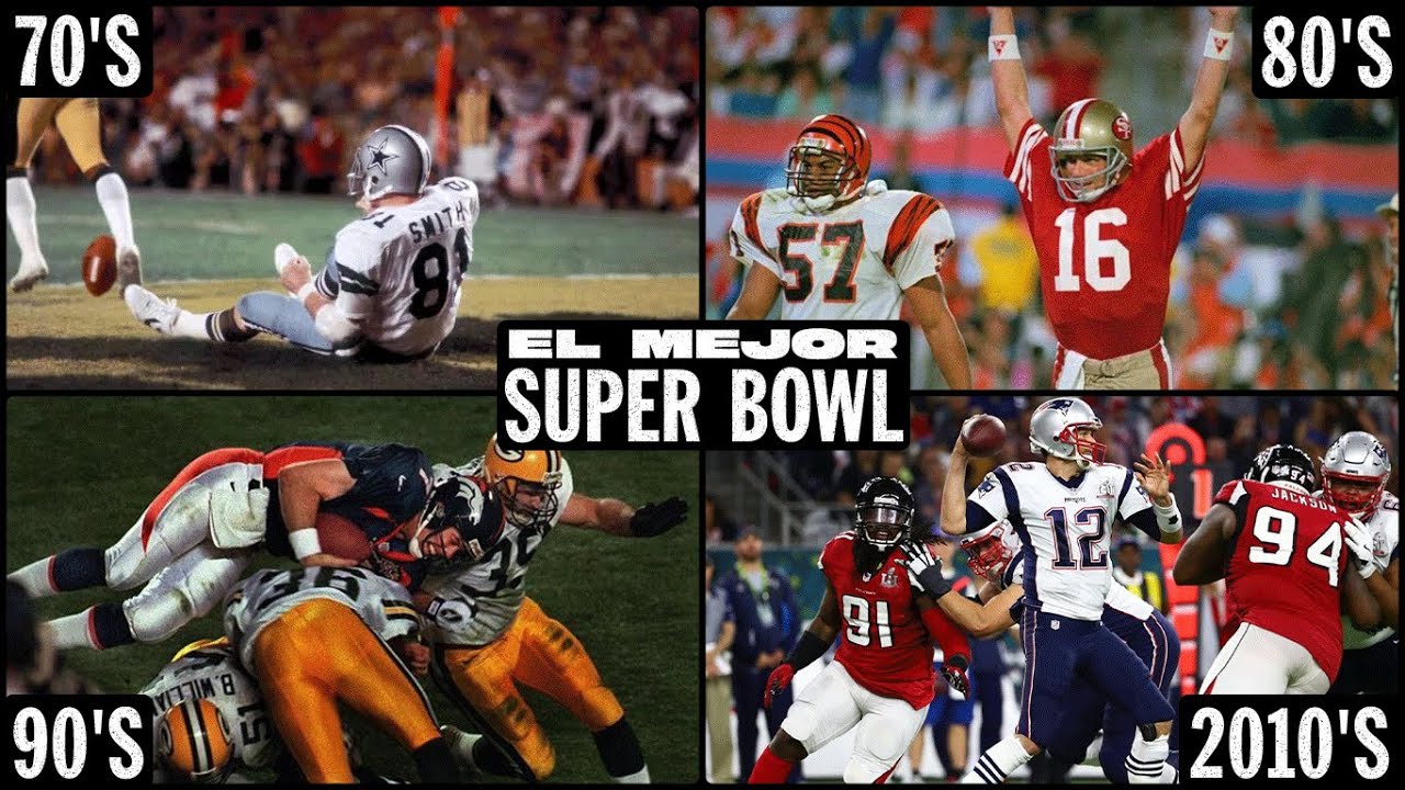 Los MEJORES Super Bowls de Cada Década en la NFL