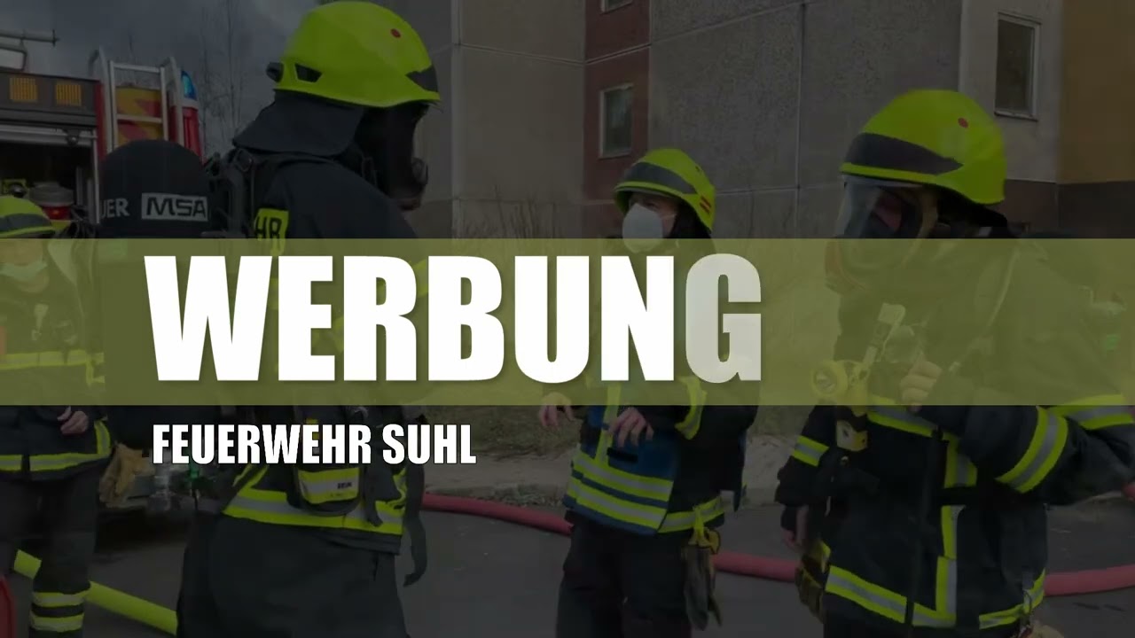 Werbung der Feuerwehr Suhl