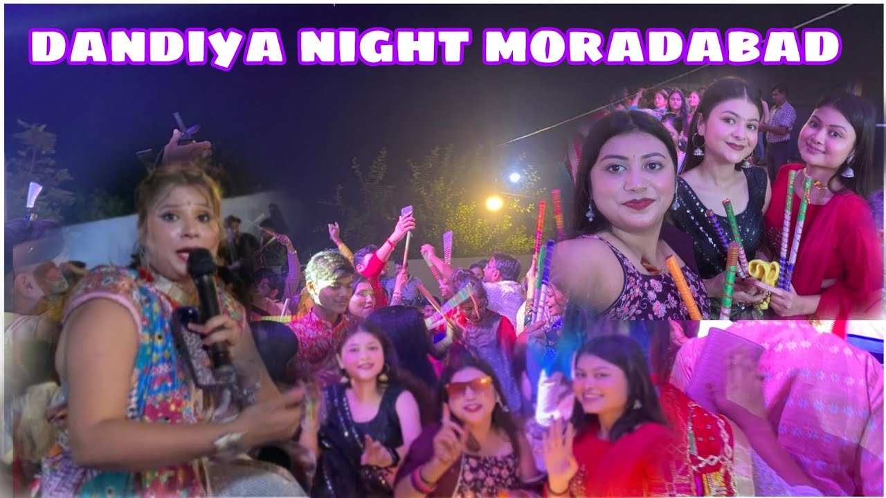 Dandiya night moradabad 2024 💕 || dance 💃 night || F A B sister's 🤟 || F A B
