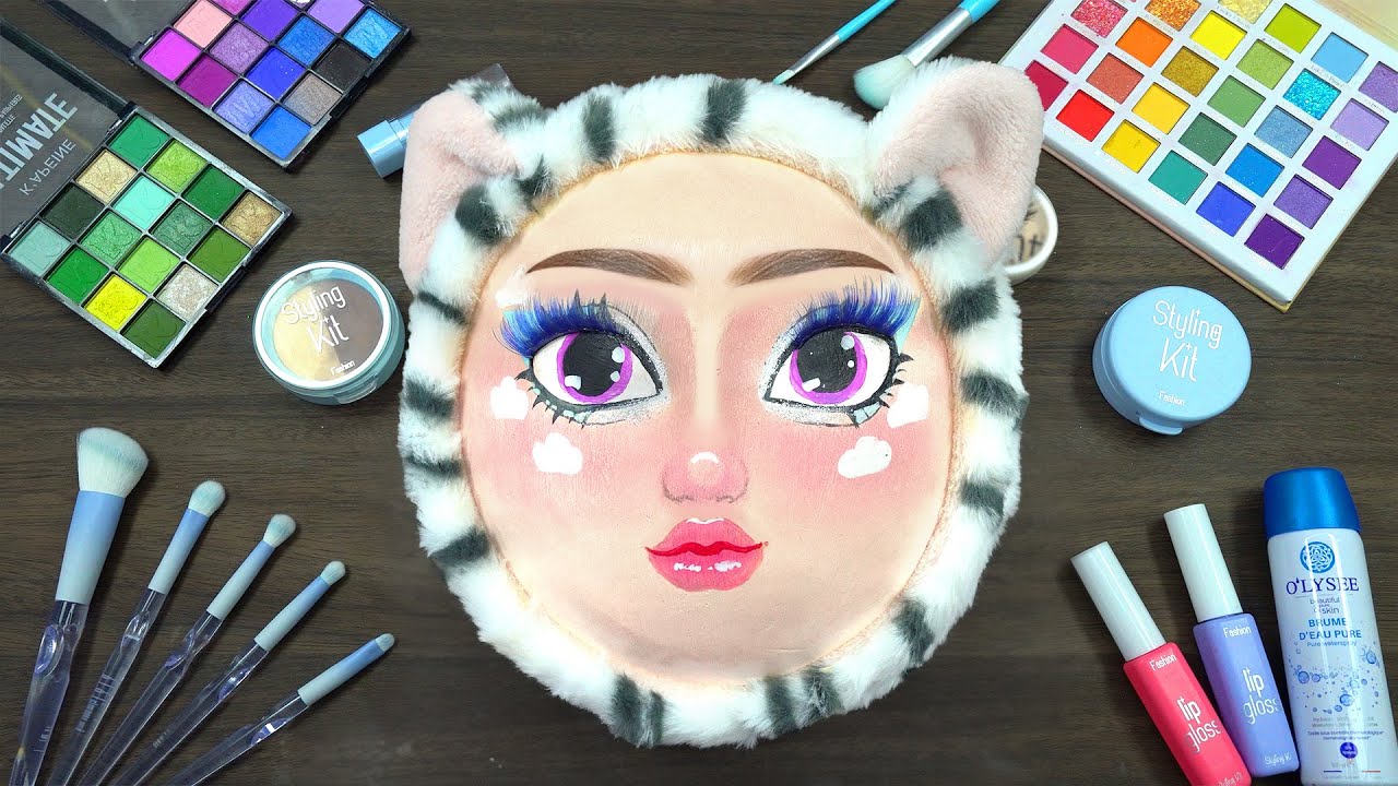 ASMR Realistic Watermelon Makeup 🍉🎭
