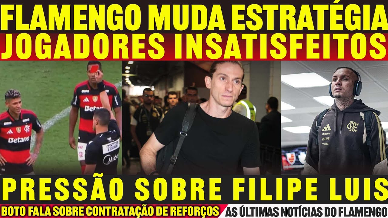 FLAMENGO MUDA ESTRATÉGIAS PARA CONTRATAÇÕES • JOGADORES INSATISFEITOS • FLA SEGUE NO MERCADO E+