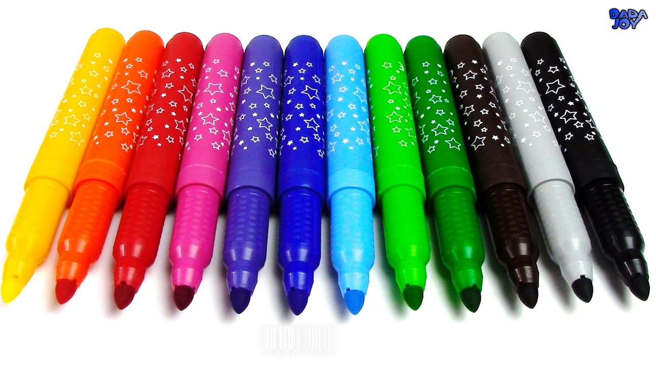 Aprender colores con marcadores.Los Colores M&aacute;gicos.