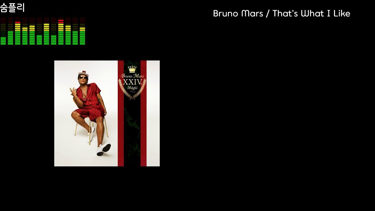 [Lyrics / 가사[KOR/ENG]] Bruno Mars - That's What I Like / 넌 내 여자가 되어줘 난 네 남자가 될게!