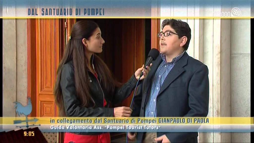 In collegamento da Pompei, Elisa Storace intervista Gianpaolo Di Paola