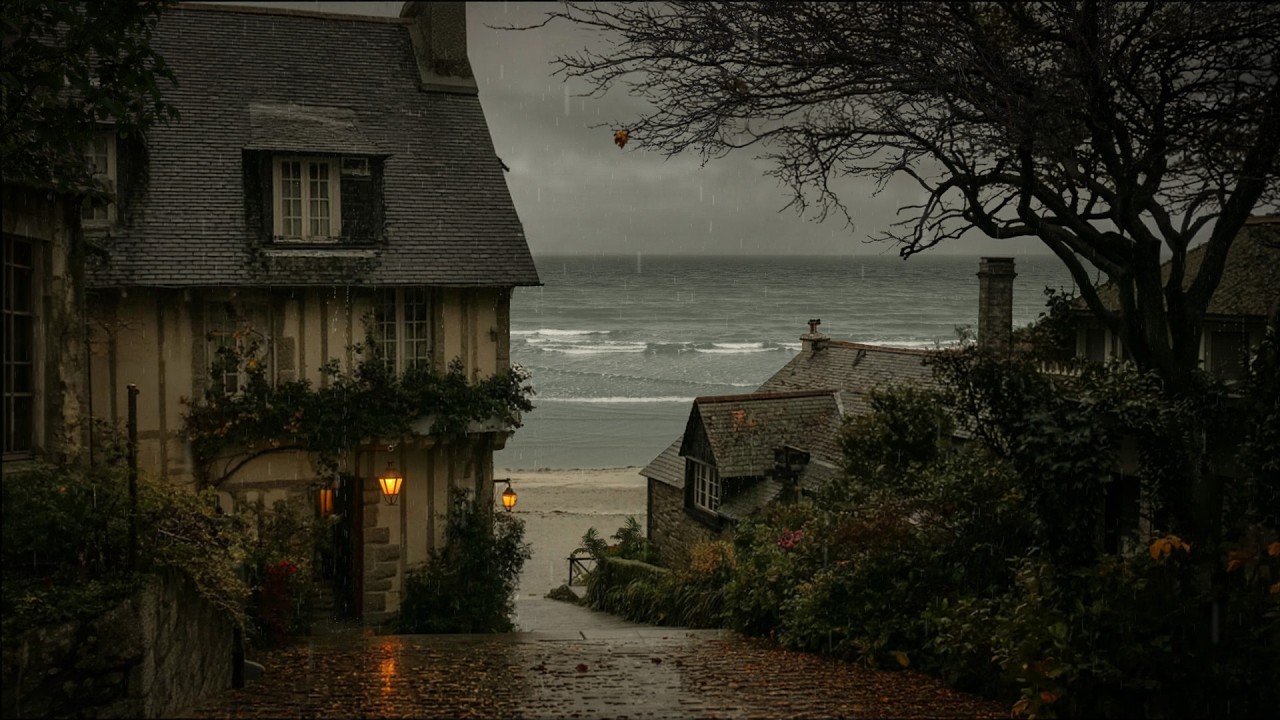 &ldquo;The Storm Has Come&rdquo; &mdash; A Storm in an Old Autumn Village | Dark academia music