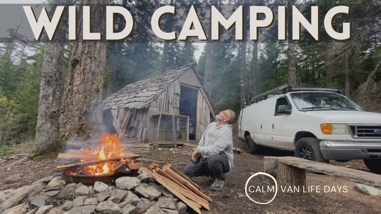 LOST CABIN IN THE WOODS | Calm Van Life Days in a Ford E250 Camper Van