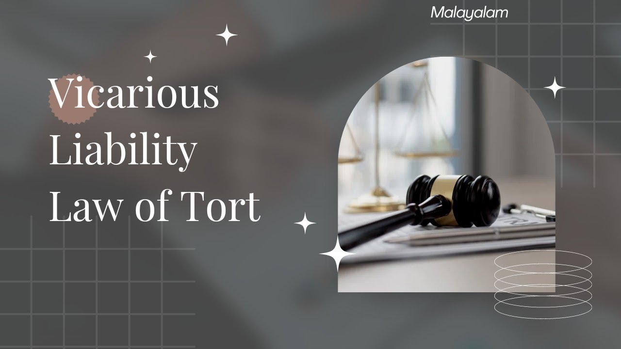 vicarious liability | Law of Tort | Case laws | Malayalam