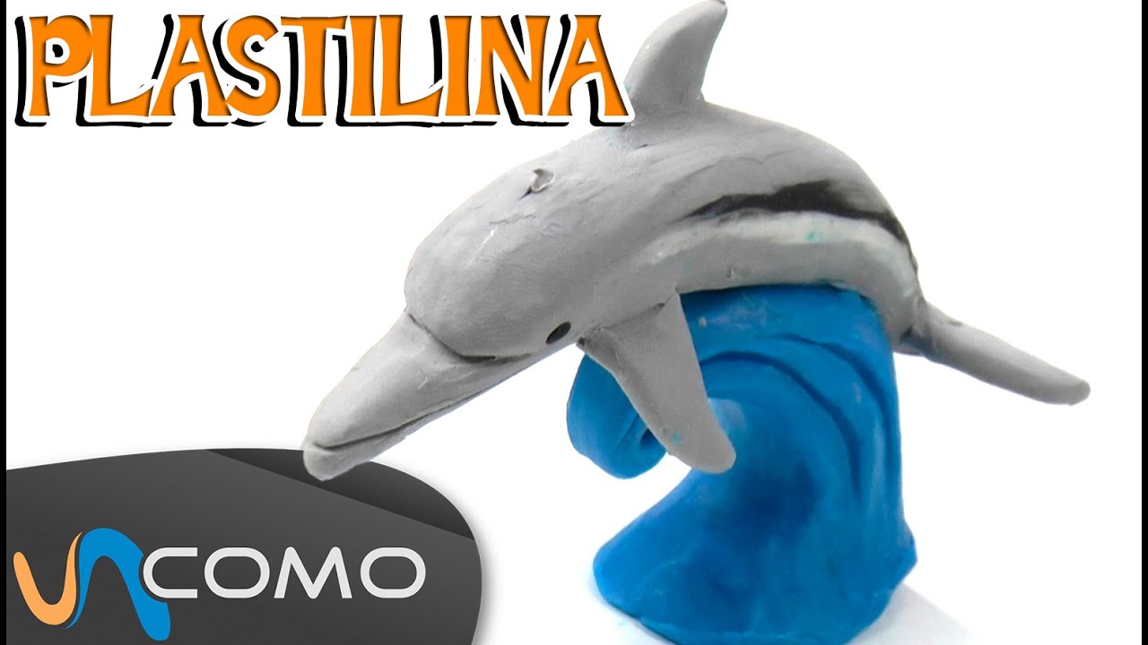 Hacer un delfín con plastilina