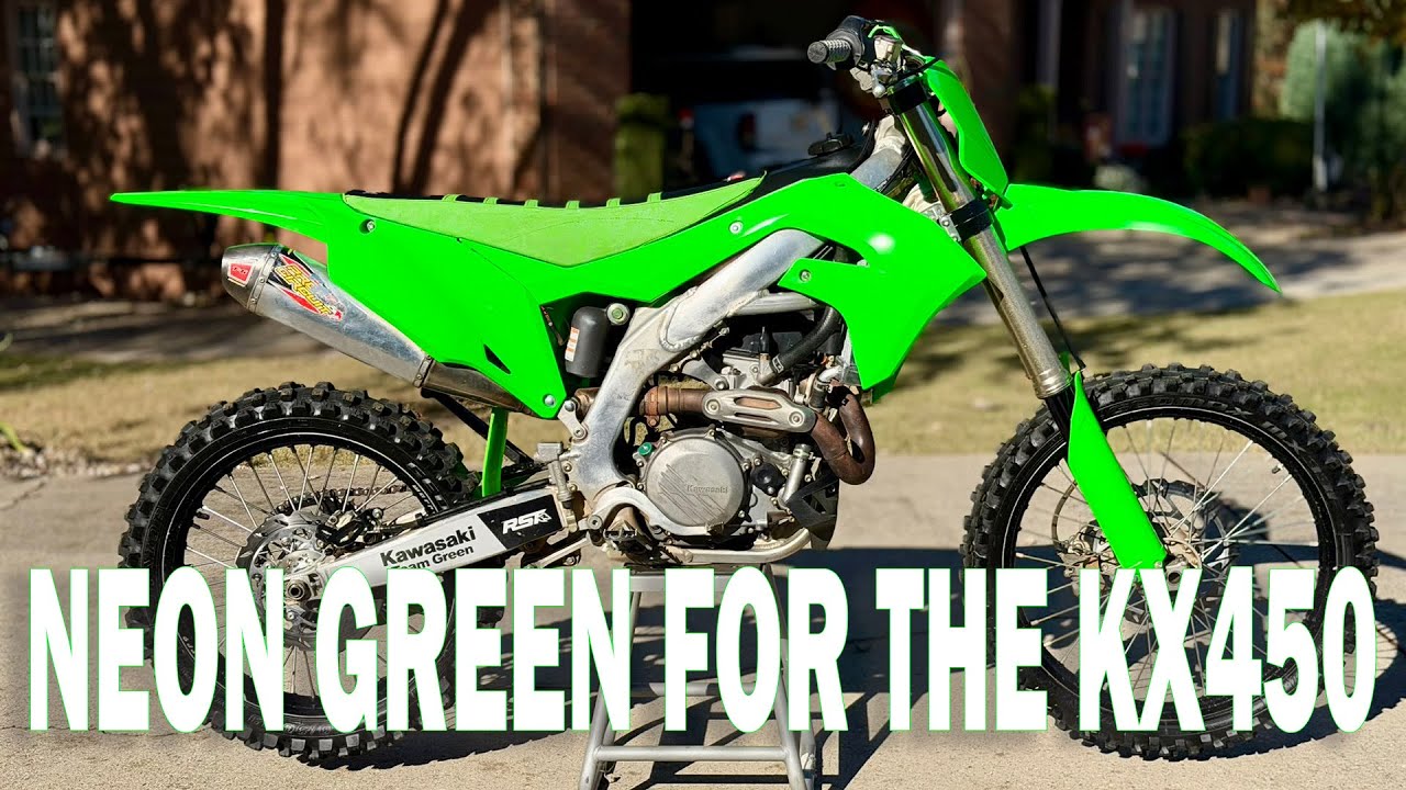 2020 Kawasaki KX450 Изменение цвета Ep132