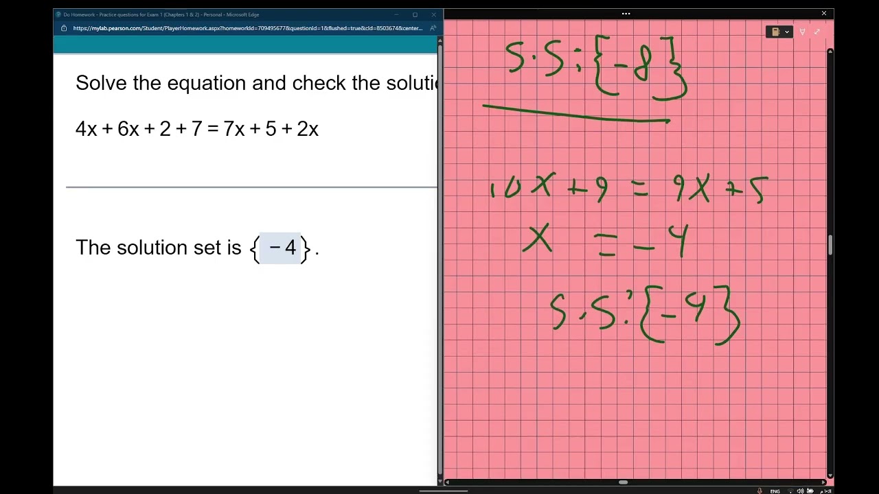 Chapter 2: Solving Linear Equations & Inequalities | حل المعادلات والمتباينات الخطية part1